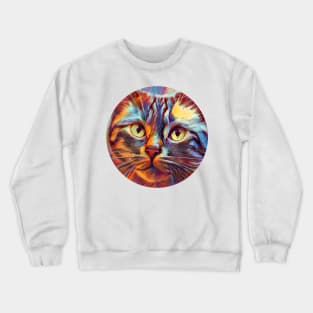 Alert mycat, revolution for cats Crewneck Sweatshirt